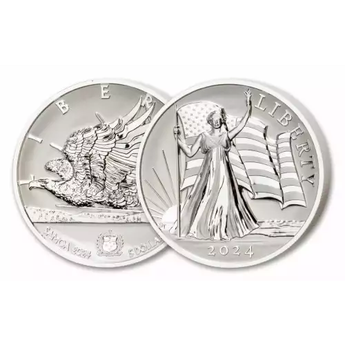 2024 Samoa Light of Liberty Reverse Proof 2 oz Silver Coin (2)