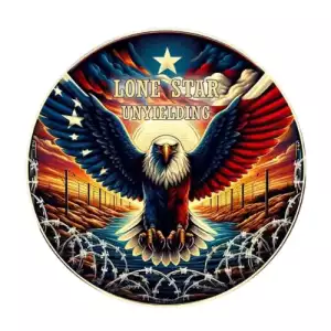  2024 U.S. Eagle Texas Standoff at the Border Edition 1 oz Silver Coin
