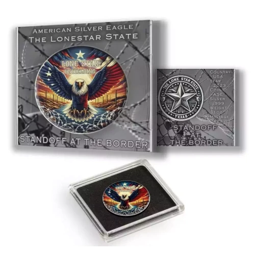 2024 U.S. Eagle Texas Standoff at the Border Edition 1 oz Silver Coin (3)
