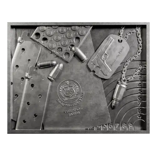 2025 Samoa Mission X Pistol 2 oz Silver Coin (2)