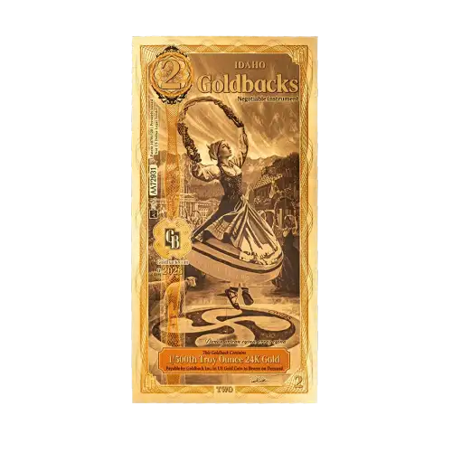 2026 2 Idaho Goldback (24K Gold) - Alpha Series