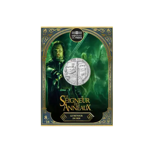 2026 France Lord of the Rings 13g Silver Coins - Aragorn (2)