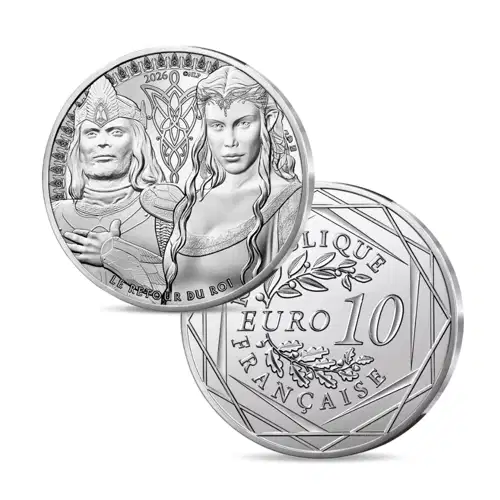 2026 France Lord of the Rings 13g Silver Coins -Aragorn & Arwyn