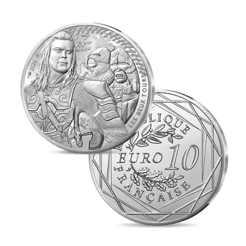 2026 France Lord of the Rings 13g Silver Coins - Eomer & the Uruk-hai (2)