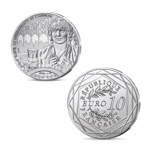 2026 France Lord of the Rings 13g Silver Coins - Fellowship of the Ring