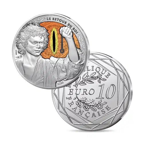 2026 France Lord of the Rings 13g Silver Coins -Frodo and the One Ring (2)