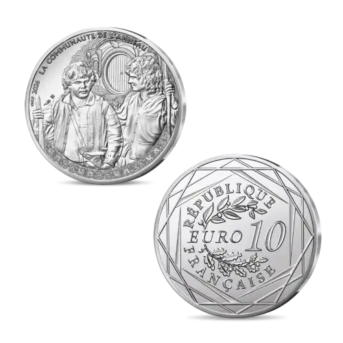 2026 France Lord of the Rings 13g Silver Coins - Frodo & Samwise Leave the Shire (2)