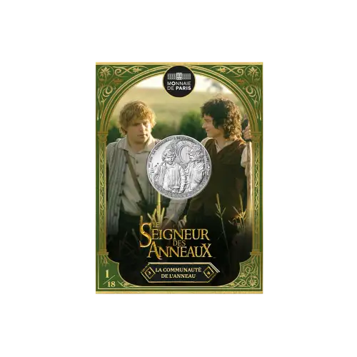 2026 France Lord of the Rings 13g Silver Coins - Frodo & Samwise Leave the Shire