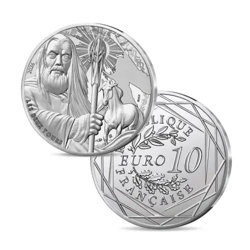 2026 France Lord of the Rings 13g Silver Coins - Gandalf the White (2)