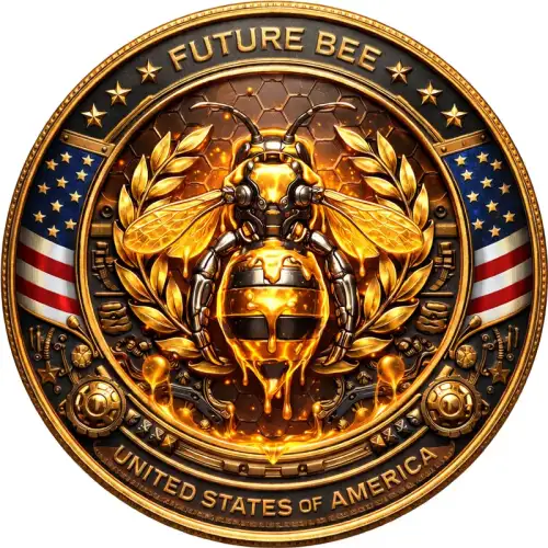 2026 Future American Bee UHR Colorized 1 oz Copper Medal (2)