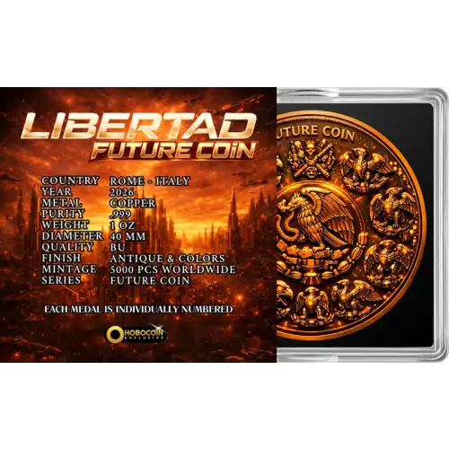 2026 Future Coin Libertad  1 oz Copper Medal