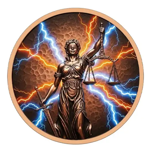 2026 Liberia Celestial Balance  Colorized 5 oz Copper Coin
