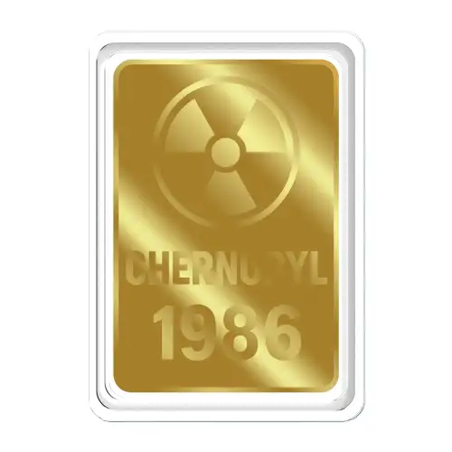 2026 Liberia Chernobyl 1/1000 oz Gold Coin in Card (2)