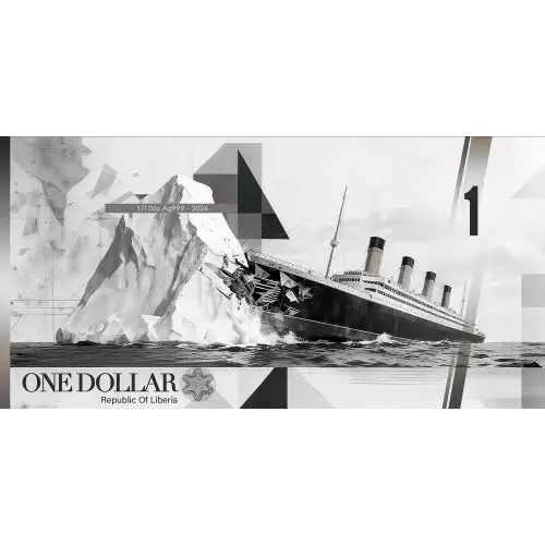 2026 Liberia Titanic 1/10 oz Silver Note (2)