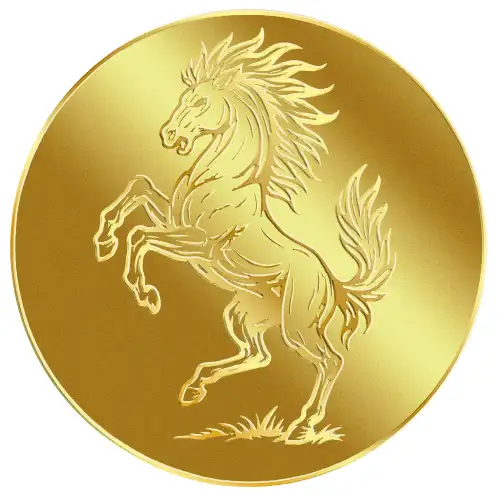 2026 Liberia Year of the Fire Horse 1/1000 oz Gold Coin in Card (4)