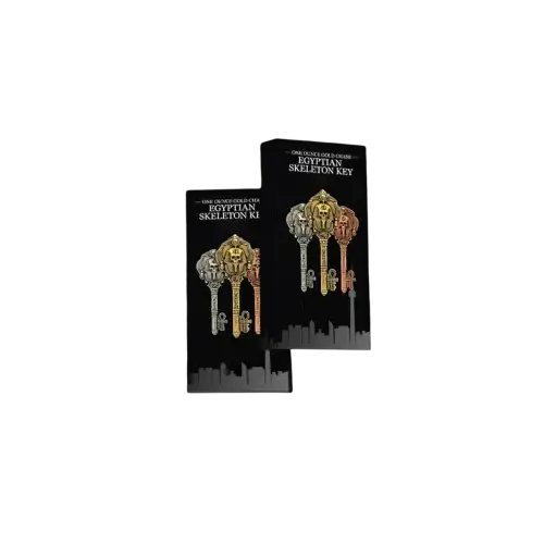 2026 Lost Civilizations - Egyptian Skeleton Key Shaped 1 oz Copper Medal Mystery Box (2)
