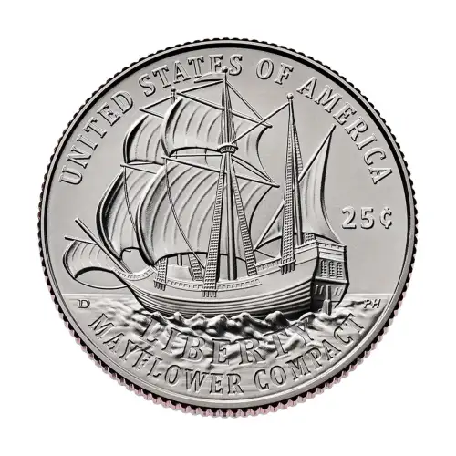 2026-P Mayflower Compact Semiquincentennial Quarter