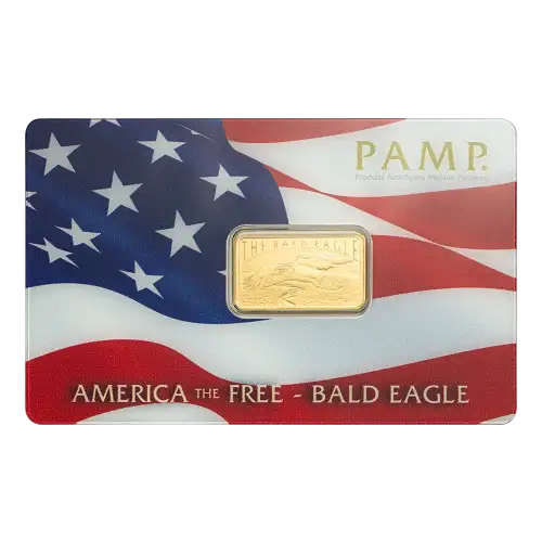 2026 PAMP Suisse America the Free Bald Eagle 5g Gold Bar (4)