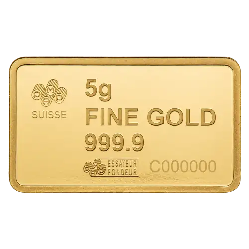 2026 PAMP Suisse America the Free Bald Eagle 5g Gold Bar