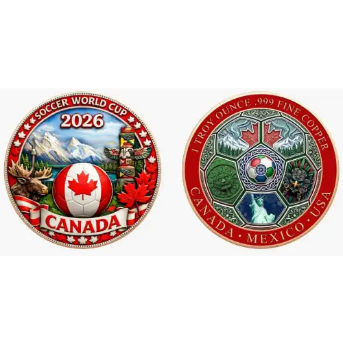 2026 World Cup  1 oz Copper Rounds (2)