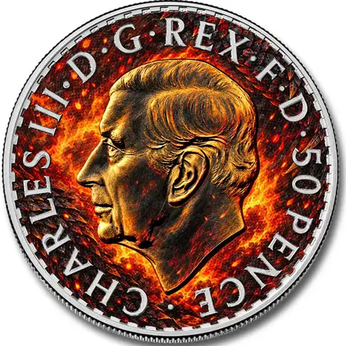 2027 1/4oz British Silver Britannia - Dragonfire Edition | CCX (2)