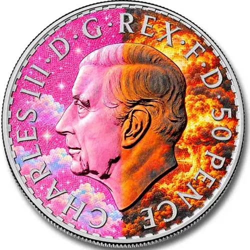 2027 1/4oz British Silver Britannia - Pink vs Atomic Edition | CCX