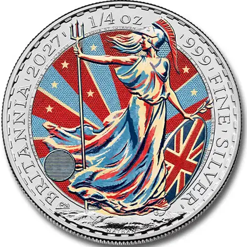 2027 1/4oz British Silver Britannia - Poster Icon Edition | CCX