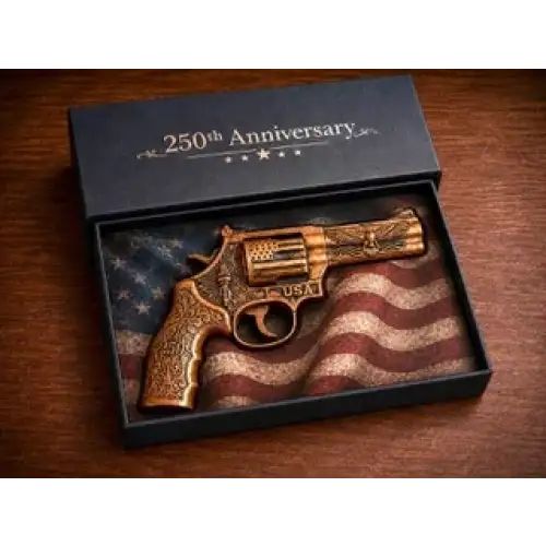 250th Anniversary 3D Revolver  2.5 oz Copper Medal