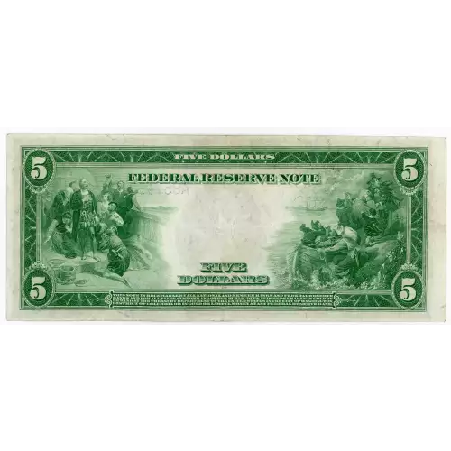 $5 1914 Red Seal Federal Reserve Notes 844 (2)