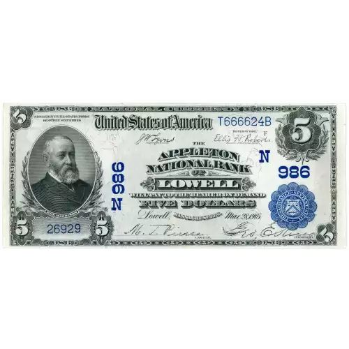 $5  Blue Seal Third Charter Period 590