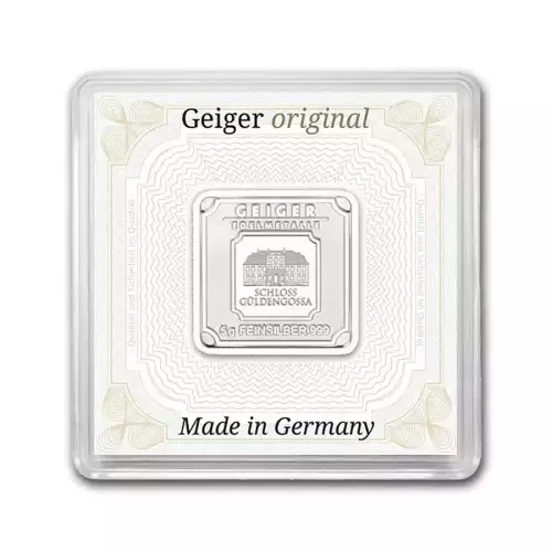 5 gram Geiger Silver Bar in Assay  (2)