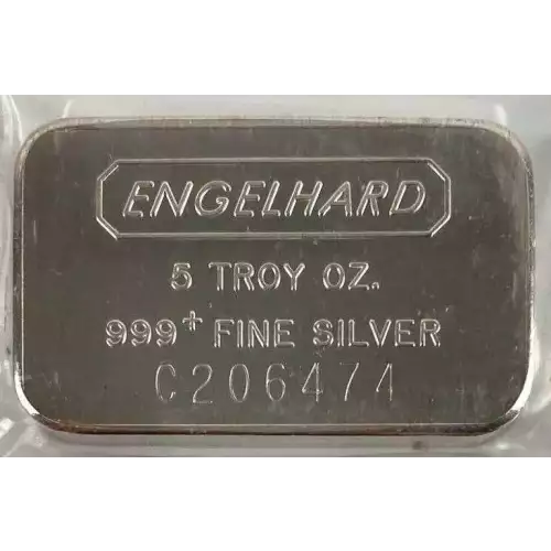 5 oz Engelhard Silver Bar