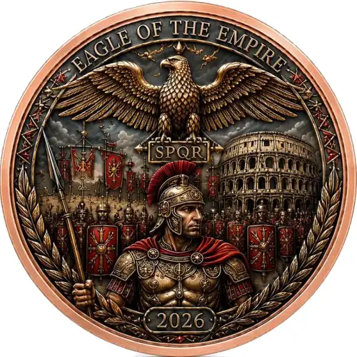 Ancient Empires - Rome  1 oz Copper Round in Card  (3)