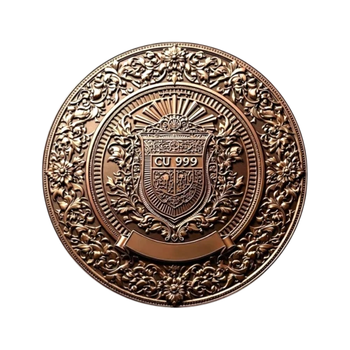 Ancient Warriors Samurai 5 oz Copper Medals (2)