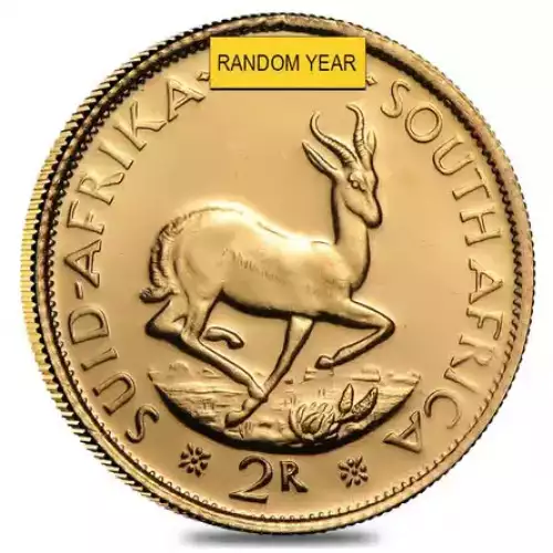 Any Year 1/4 oz South African Gold Krugerrand (3)