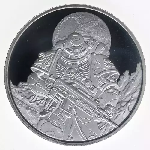 Astrals of War: Space Marines Captain Kane 1 oz Silver Round (4)