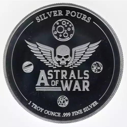 Astrals of War: Space Marines Captain Kane 1 oz Silver Round (5)