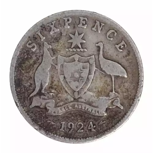 AUSTRALIA Silver SIXPENCE