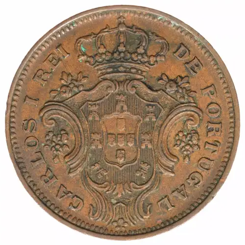 AZORES Copper 10 REIS (2)