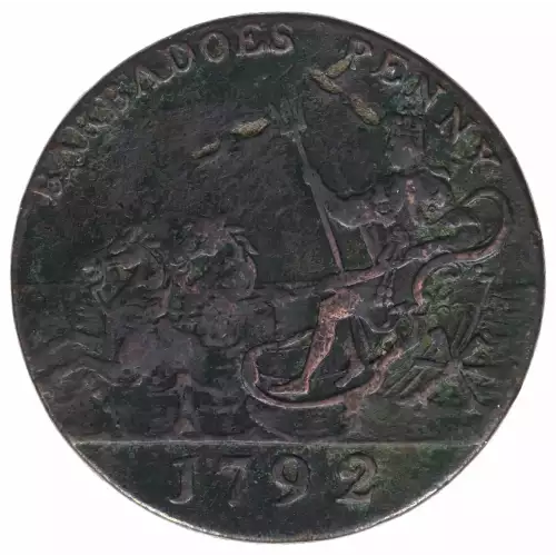 BARBADOS Copper PENNY