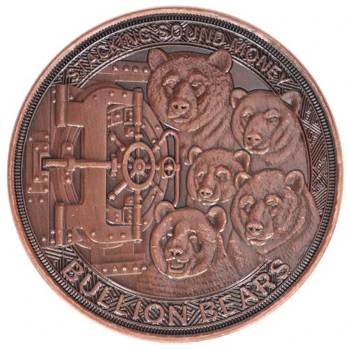 Bullion Stackers 1 oz Copper - Polar Bear