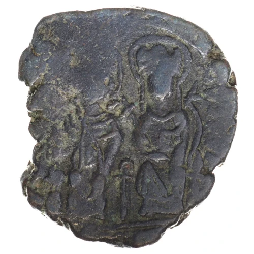 Byzantine AD 565-578 AE Follis Justin II (2)