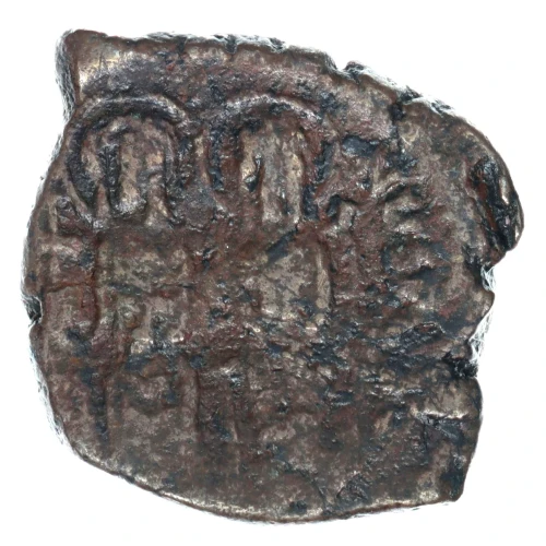 Byzantine AD 565-578 AE Half-Follis Justin II