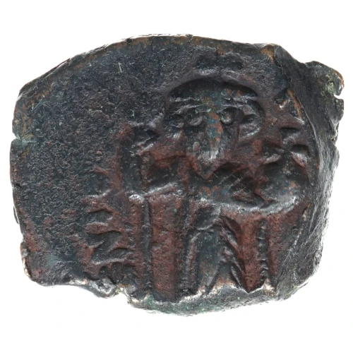 Byzantine AD 641-668 AE Follis Constans II (2)