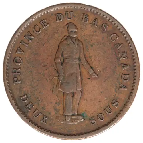 canada Copper 2 SOUS (PENNY)