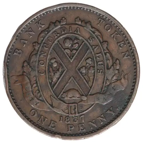 canada Copper 2 SOUS (PENNY) (2)