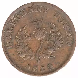 canada Copper HALFPENNY TOKEN