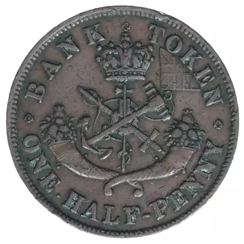 canada Copper HALFPENNY TOKEN