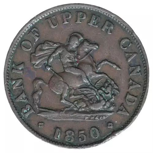 canada Copper HALFPENNY TOKEN (2)