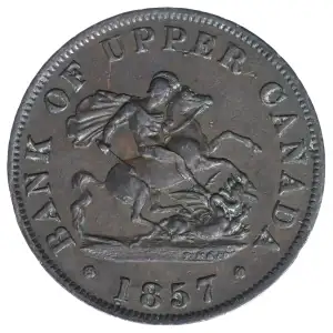 canada Copper HALFPENNY TOKEN